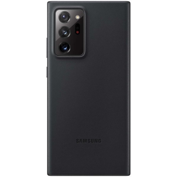 фото Чехол samsung leather cover note 20 ultra чёрный