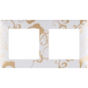Изображение товара Рамка Legrand Valena LIFE Ампир Белая 2-пост. (754102)
