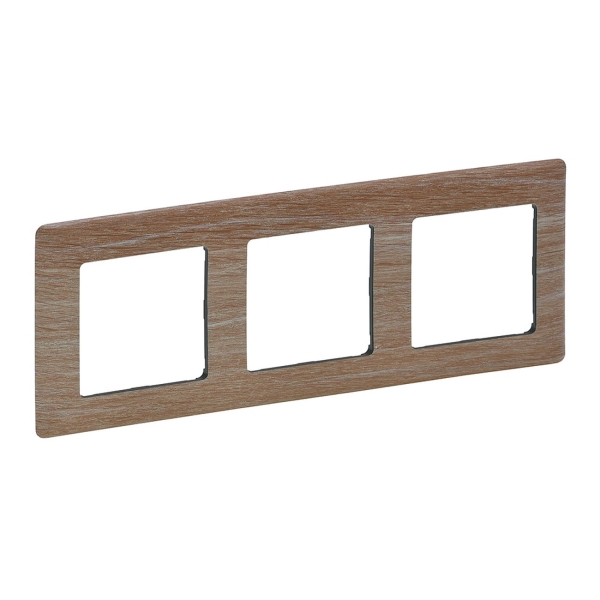 Изображение товара Рамка Legrand Valena LIFE Светлое дерево 3-пост. (754183)