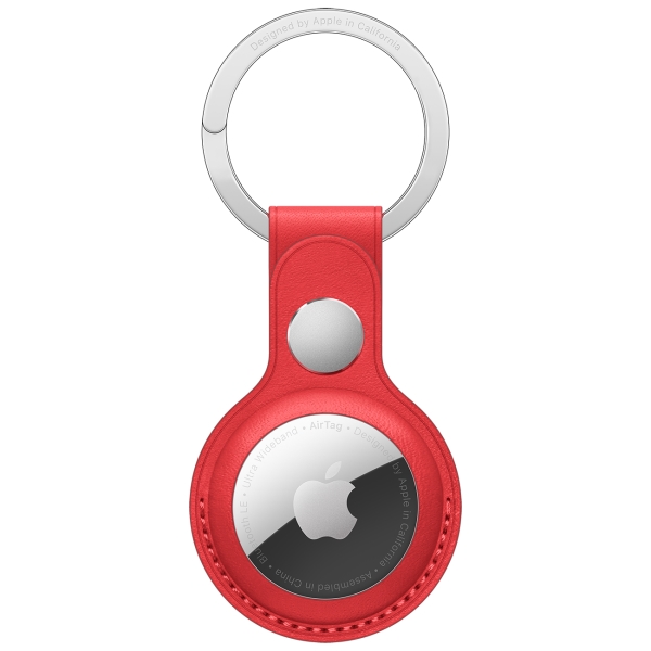 Apple для AirTag Leather Key Ring (PRODUCT)RED (MK103ZM/A)