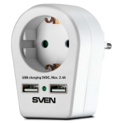 Изображение товара Сетевой фильтр Sven SF-S1U белый