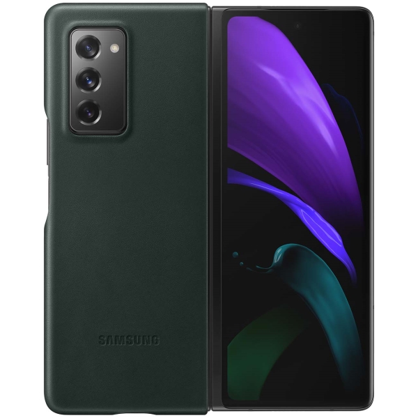 Чехол Samsung Leather Cover TOP зелёный (EF-VF916)