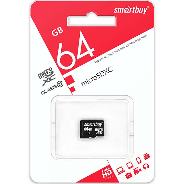 Smartbuy 64GB Class 10 LE (SB64GBSDCL10-00LE)