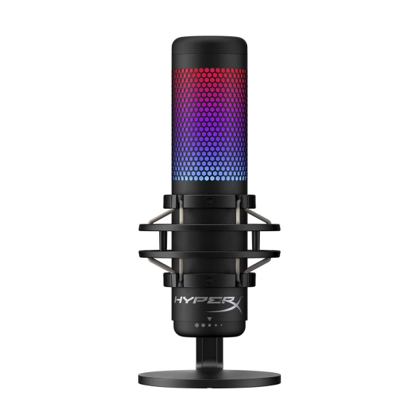 Беспроводная колонка ZQS-6201 со светомузыкой + проводной микрофон черный