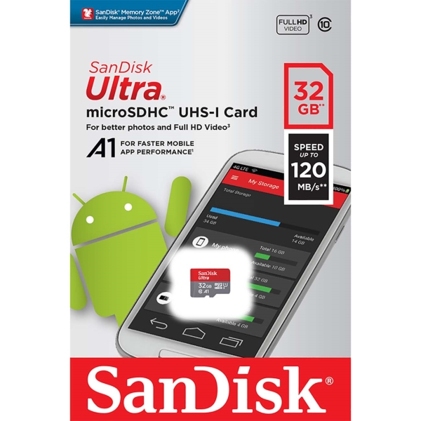 SanDisk Ultra 32GB UHS-I (SDSQUA4-032G-GN6MN)