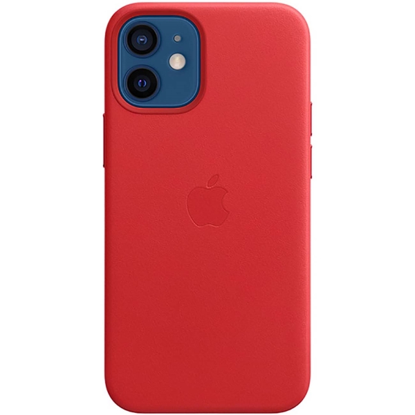 фото Чехол apple iphone 12 mini leather magsafe (product)red