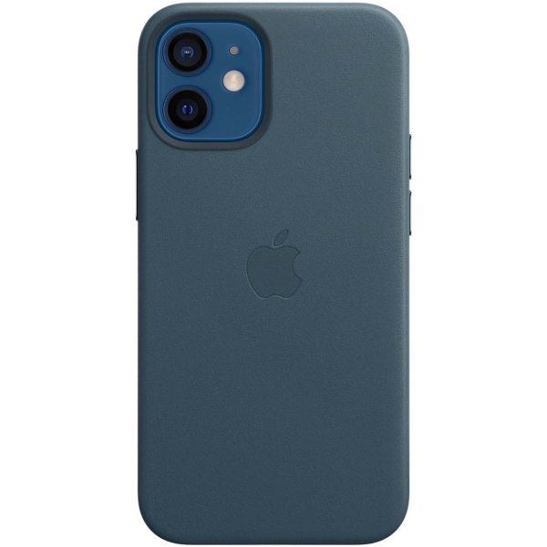 фото Чехол apple iphone 12 mini leather magsafe baltic blue