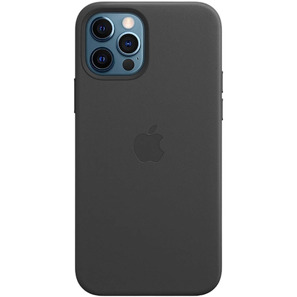 Изображение товара Чехол Apple iPhone 12 / 12 Pro Leather MagSafe Black