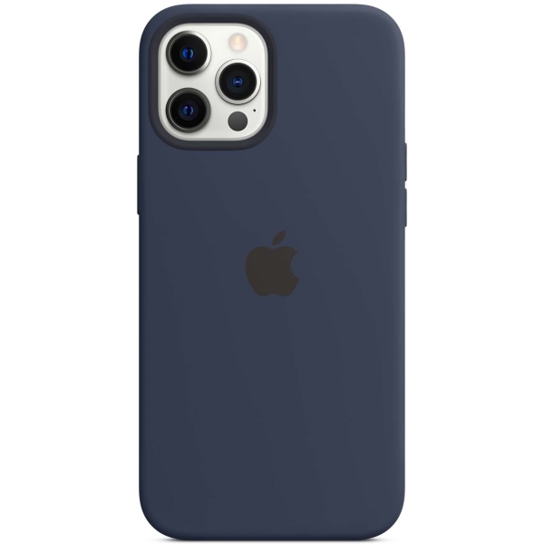 фото Чехол apple iphone 12 pro max silicone magsafe deep navy