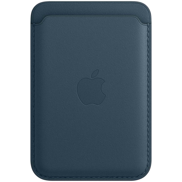 фото Чехол apple iphone leather wallet magsafe baltic blue