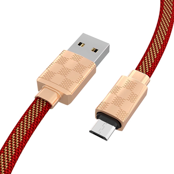 Изображение товара Кабель для сотового телефона TFN MicroUSB Fashion, Gold