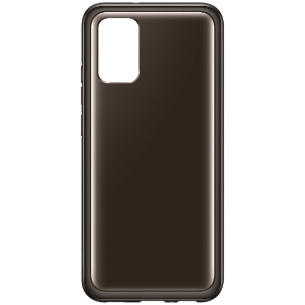 Samsung Soft Clear Cover A02s чёрный (EF-QA025)