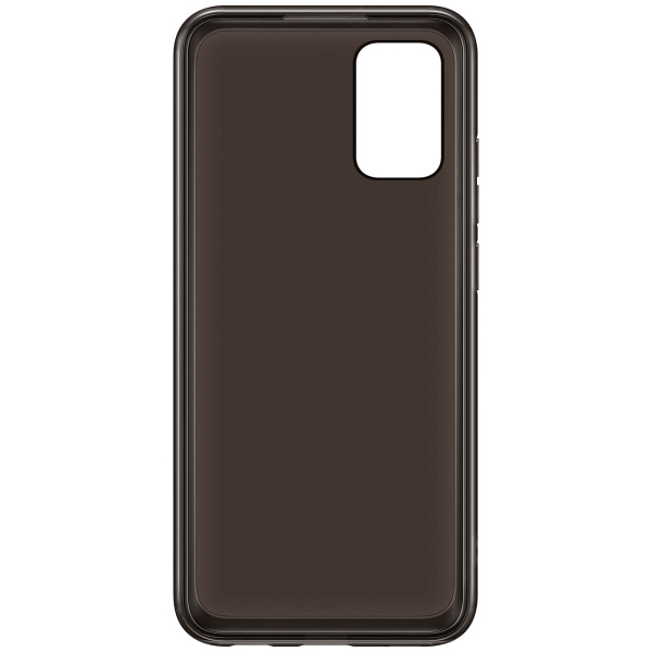 Изображение товара Чехол Samsung Soft Clear Cover A02s чёрный (EF-QA025)