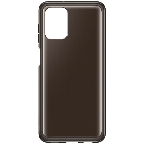 Samsung Soft Clear Cover A12 чёрный (EF-QA125)