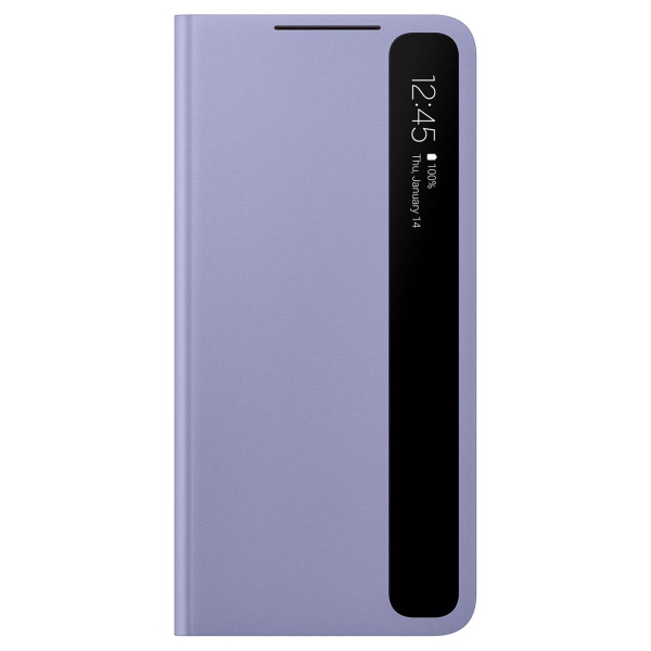 фото Чехол samsung smart clear view cover s21+ violet (ef-zg996)