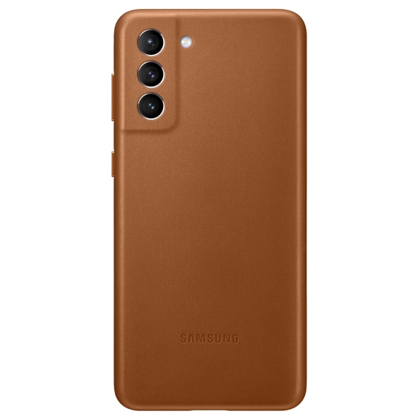 фото Чехол samsung leather cover s21+ brown (ef-vg996)