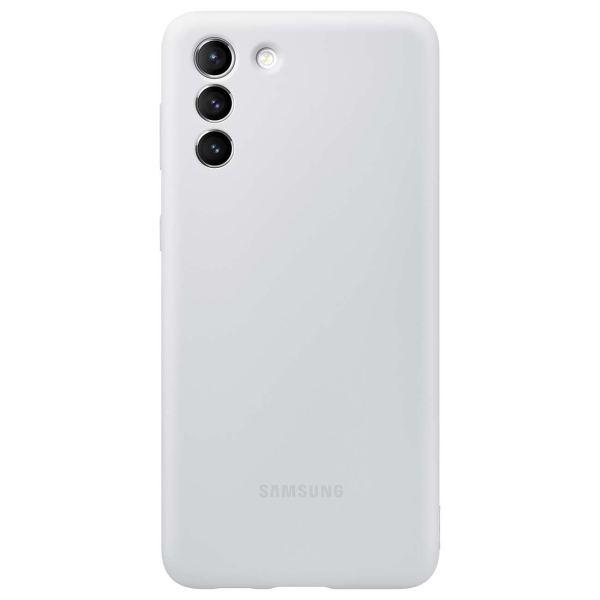 Чехол Samsung Silicone Cover S21+ Light Gray (EF-PG996)