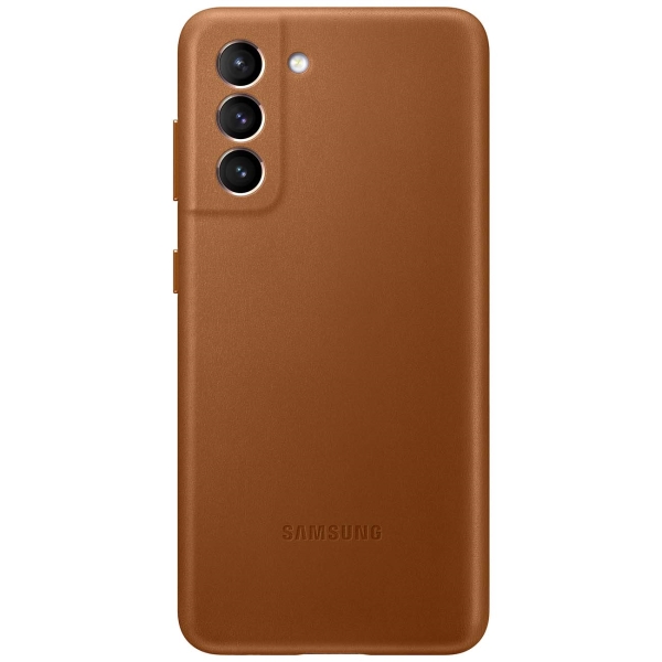 Samsung Leather Cover S21 Brown (EF-VG991)