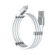 Изображение товара Кабель InterStep Lightning-USB USB 2.0 белый 1.2м с магнитами