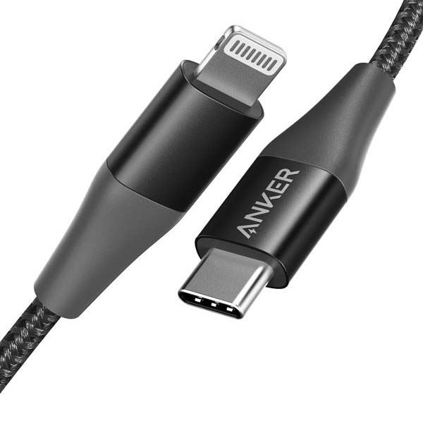 Anker PowerLine+II USB-C LTG 90см Black