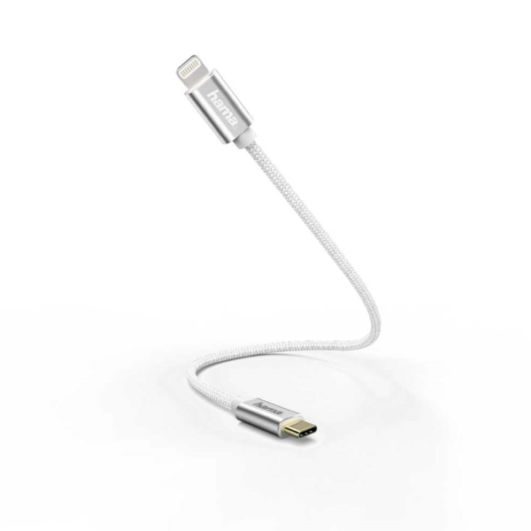 Hama 0,2 м Lightning USB Type-C White (00187209)