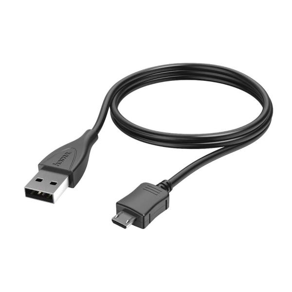 фото Кабель для сотового телефона hama 1 м usb-a micro usb-b black (00173891)