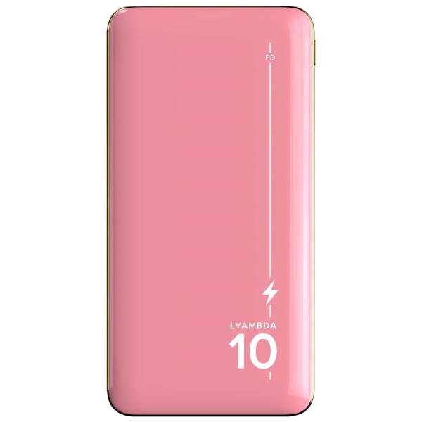 LYAMBDA 10000mAh PD+QC3.0 Slim Pink (LP301-PK)