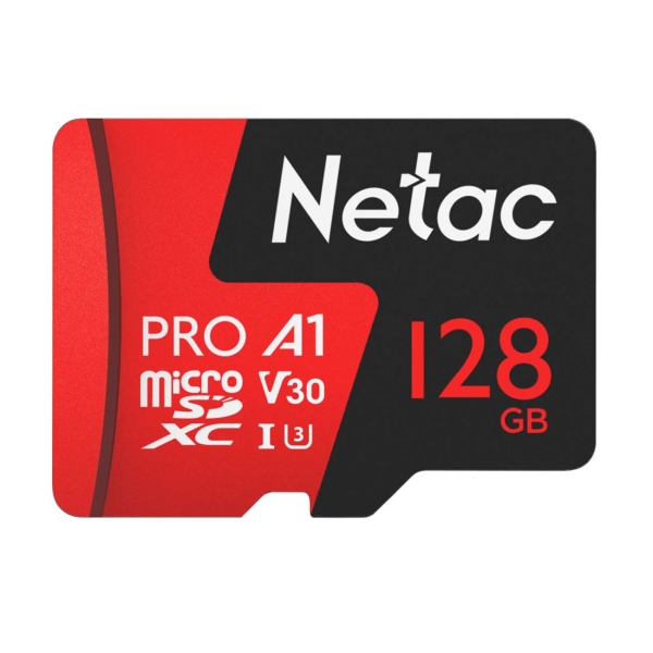 фото Карта памяти microsd netac 128gb p500 extreme pro (nt02p500pro-128g-s)