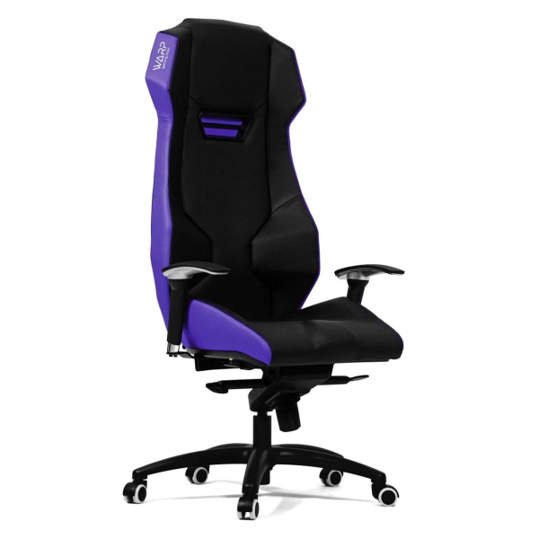 фото Кресло компьютерное игровое warp ze black/purple (wz-2ple)