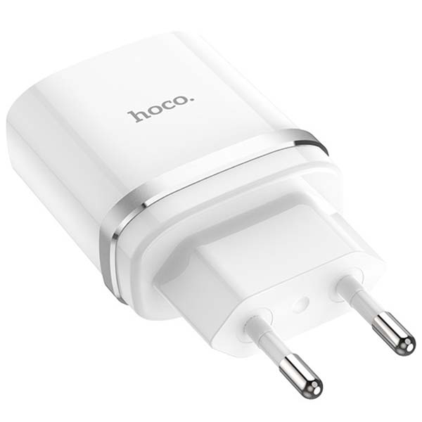 Изображение товара Сетевое зарядное устройство Hoco C12Q QC3.0 белый