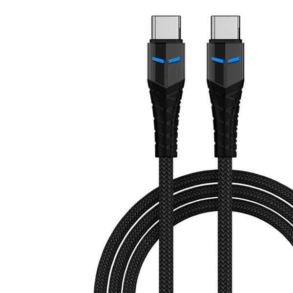 Изображение товара Кабель USB Type-C TFN 1.2m knight black (TFN-CKNUSBCC12MBK)