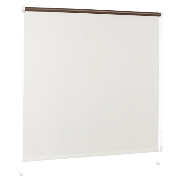 Изображение товара Рулонная штора Brabix 60x175см Блэкаут, белый/серебро (606007)