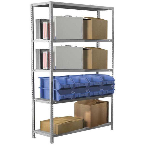 Изображение товара Стеллаж Brabix MS Plus-200/60-5, 200x100x60см (291111)