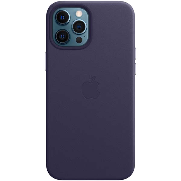 фото Чехол apple iphone 12 pro max leathercase magsafe deep violet