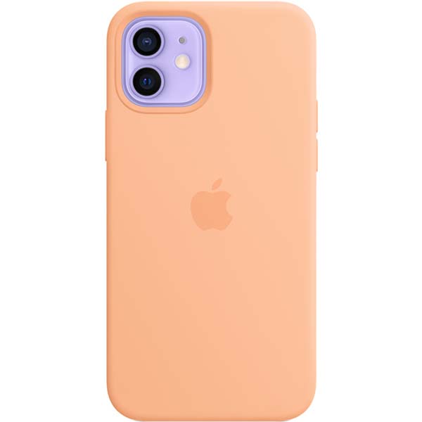 Apple iPhone 12/12 Pro Silicone Case MagSafe Cantaloupe