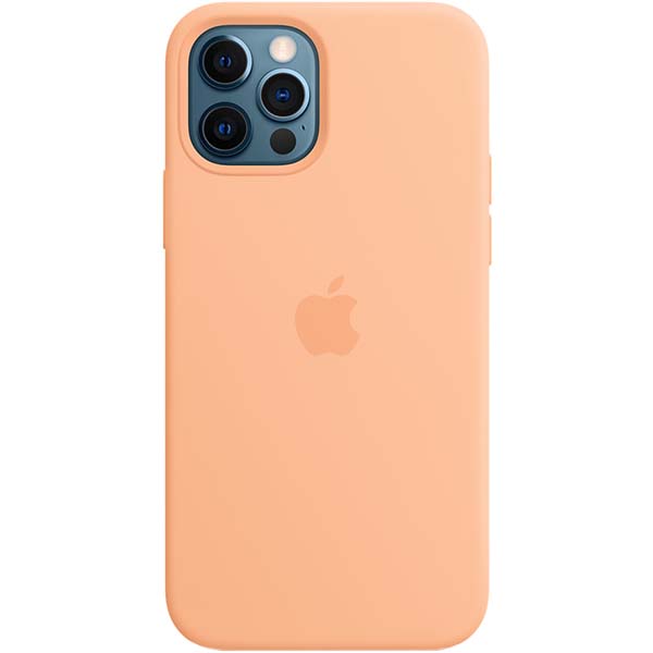 фото Чехол apple iphone 12 pro max siliconecase magsafe cantaloupe