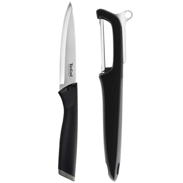 Набор кухонных ножей tefal. Tefal k2219255. Набор кухонных ножей Tefal k2219255. Набор ножей Tefal Essential. Нож Тефаль универсальный.