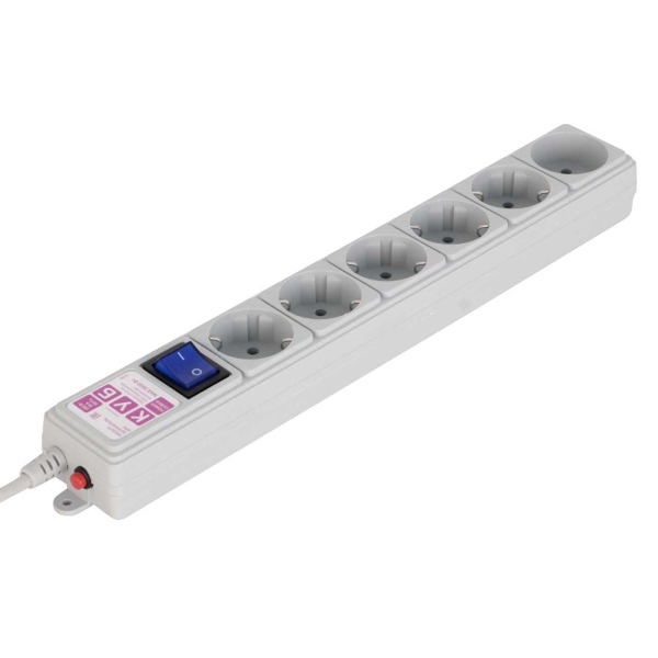 Изображение товара Сетевой фильтр Power Cube SPG6-16-3М 3м 6роз., серый (16А/3,5кВт)