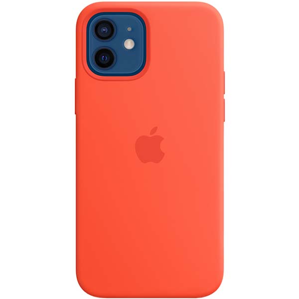 Apple iPhone 12 | 12 Pro Silicone MagSafe Electric Orange
