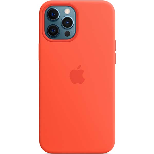 фото Чехол apple iphone 12 pro max silic. magsafe electric orange