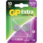 Изображение товара Батарея GP Extra Lithium CR2025 2 шт
