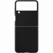 Изображение товара Чехол Samsung Galaxy Z Flip3 Leather Cover Black (EF-VF711)