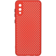Изображение товара Чехол Carmega Samsung Galaxy A02 DOT red