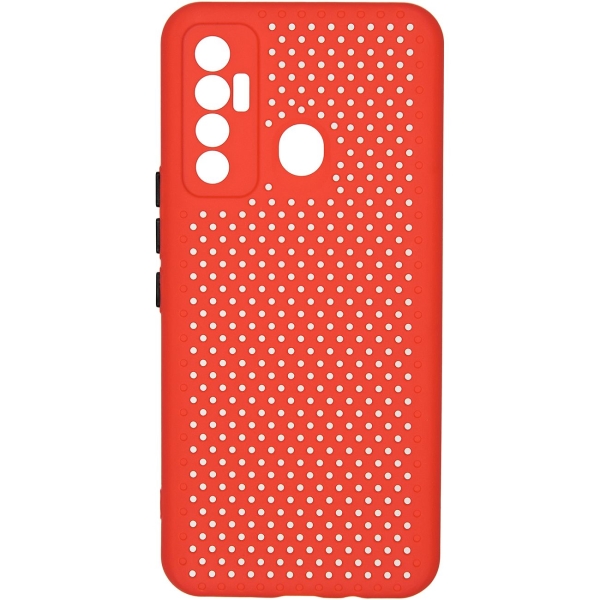 фото Чехол carmega tecno camon 17 dot red