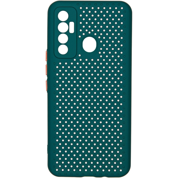 фото Чехол carmega tecno camon 17 dot green