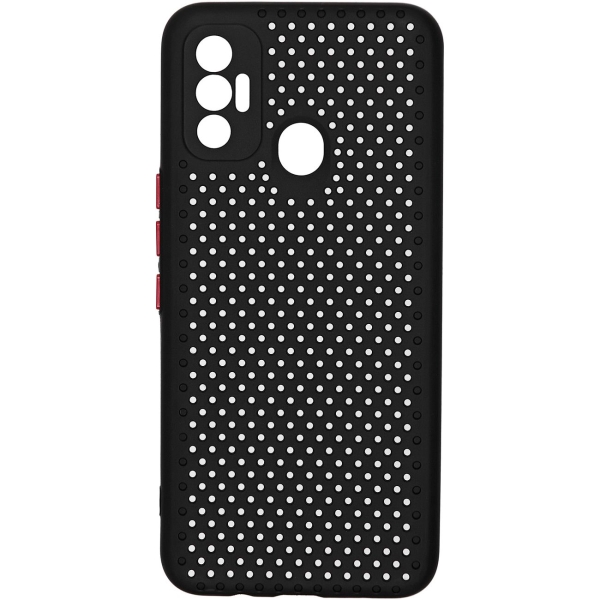 фото Чехол для смартфона carmega tecno spark 7 dot black