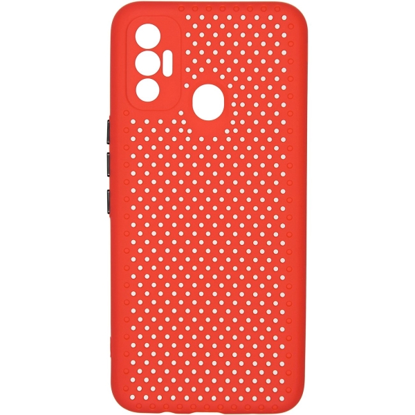 фото Чехол для смартфона carmega tecno spark 7 dot red