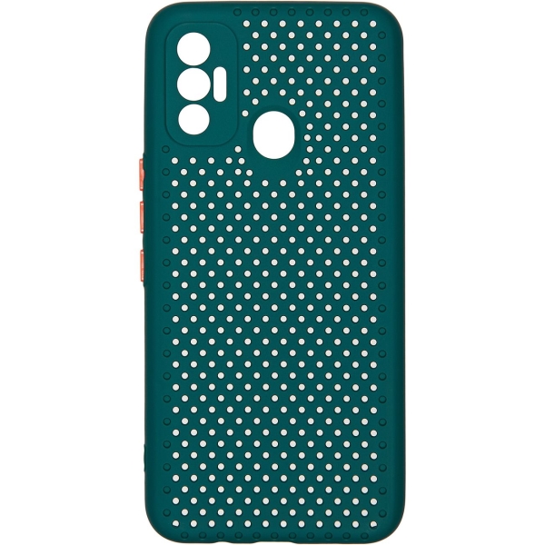 фото Чехол для смартфона carmega tecno spark 7 dot green