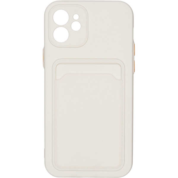 фото Чехол carmega iphone 12 card white