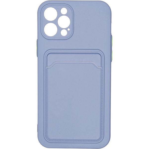 фото Чехол carmega iphone 12 pro card blue